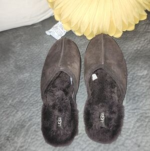 UGG Brown Suede Slippers